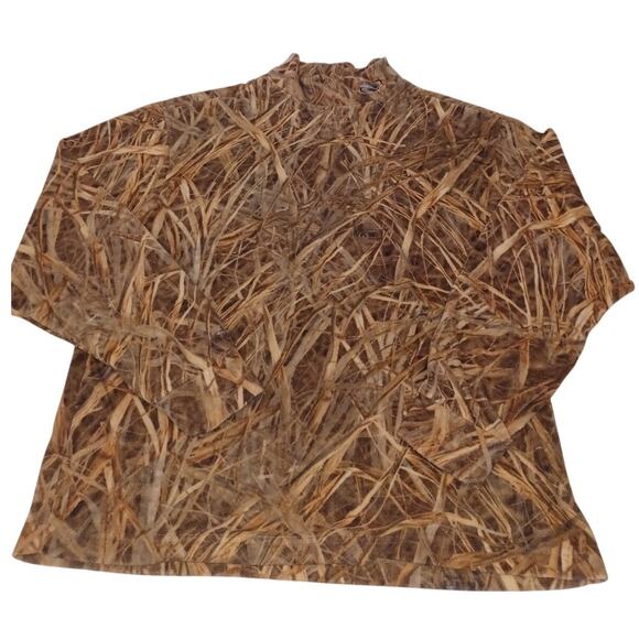 MPW Apparel Shadow Grass Camo Sweater Turtleneck Size Small - Picture 1 of 6